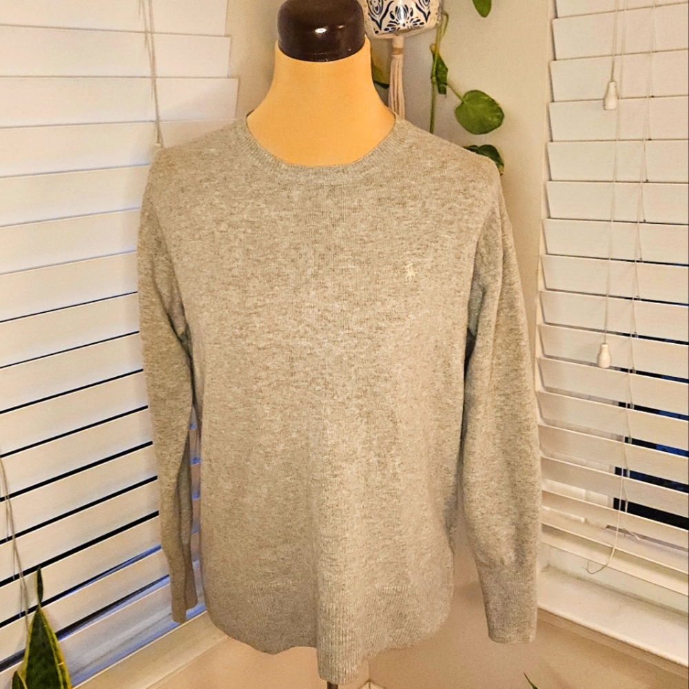 Polo by Ralph Lauren Gray Crewneck Sweater